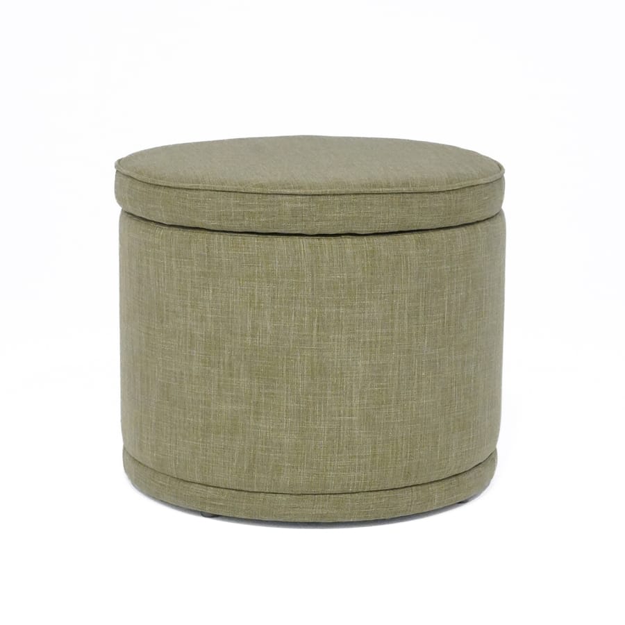 Mae Storage Ottoman Small Olive By Black Mango Interiors