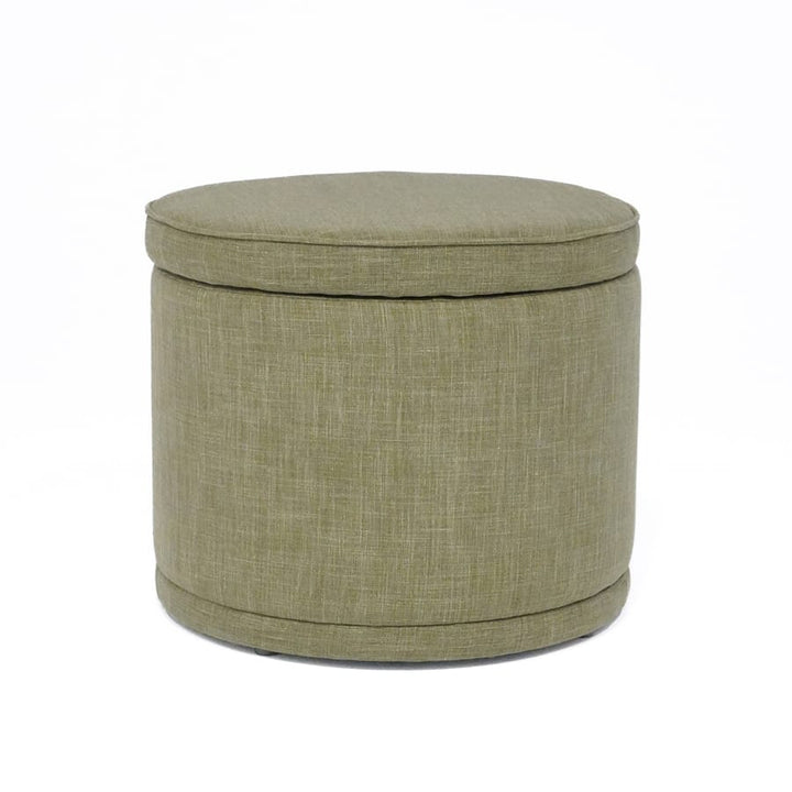 Mae Storage Ottoman Small Olive By Black Mango Interiors
