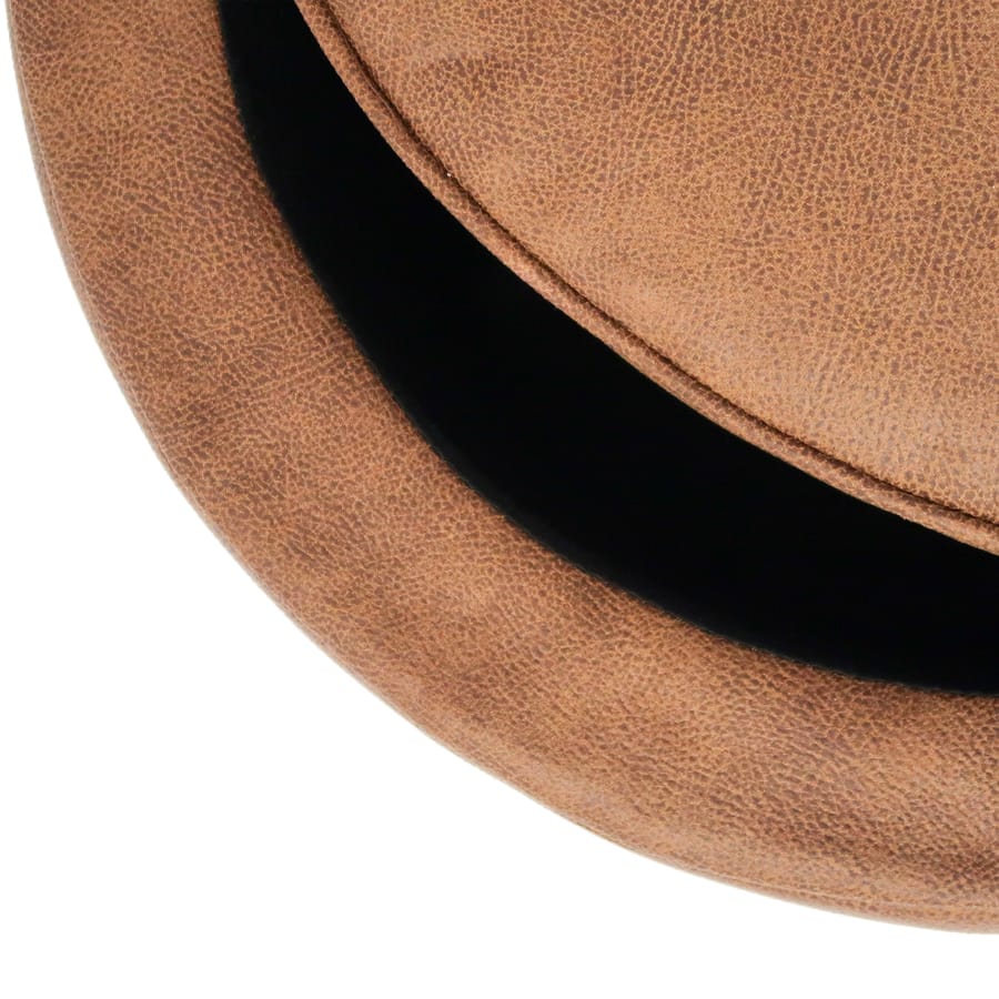 Mae Storage Ottoman Small Tan By Black Mango Interiors