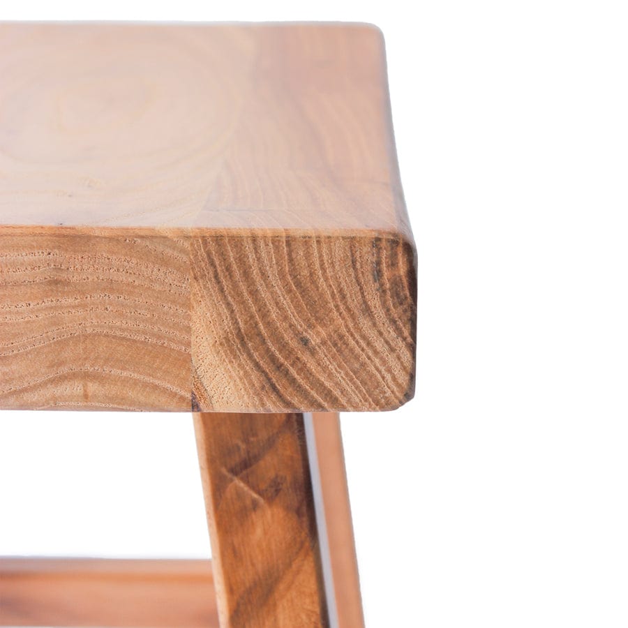 Maggie Solid Elm Counter Stool By Black Mango