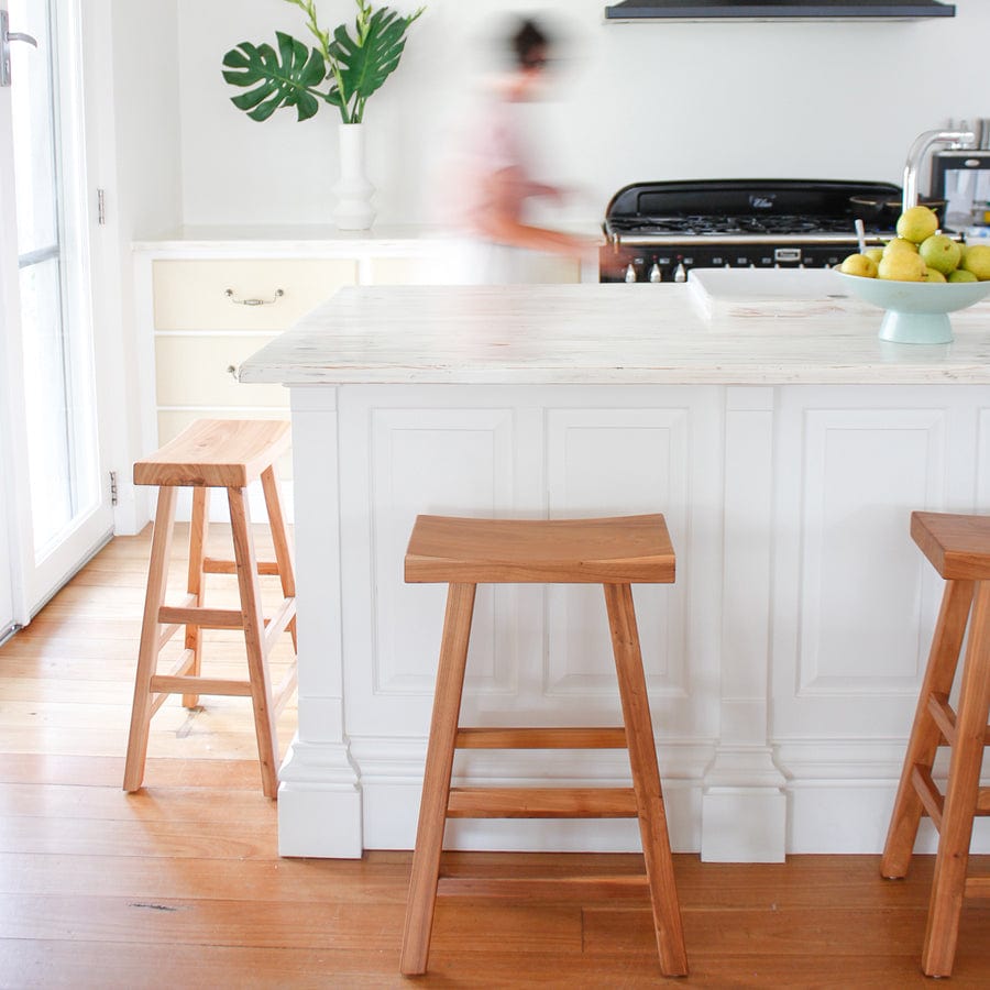 Maggie Solid Elm Counter Stool By Black Mango