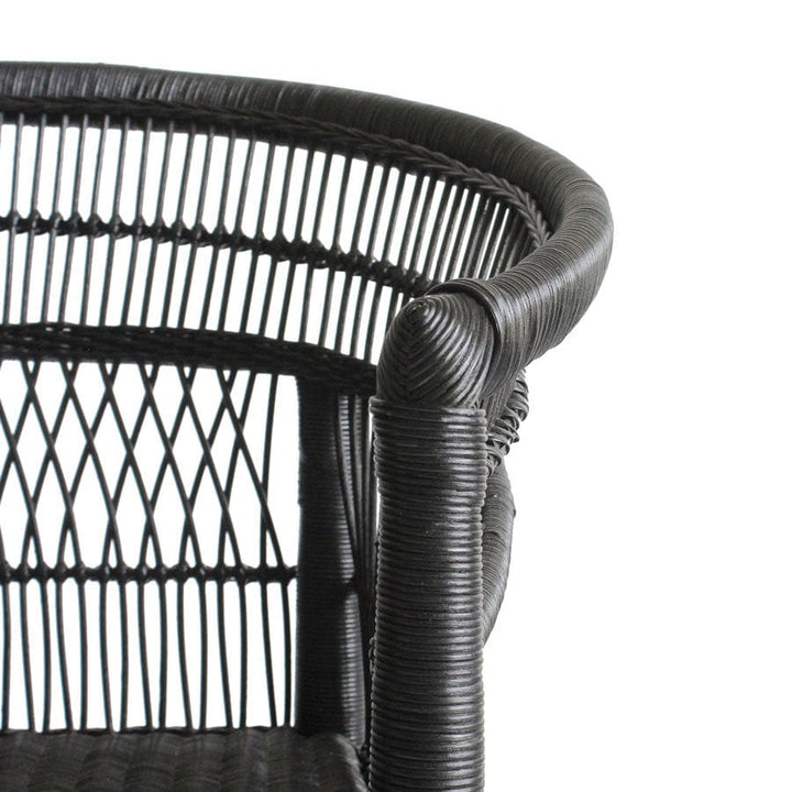 Malawi Style Club Chair Black By Black Mango