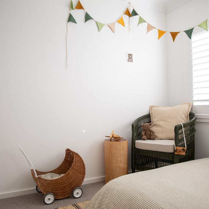 Malawi Style Club Chair Green By Black Mango Interiors