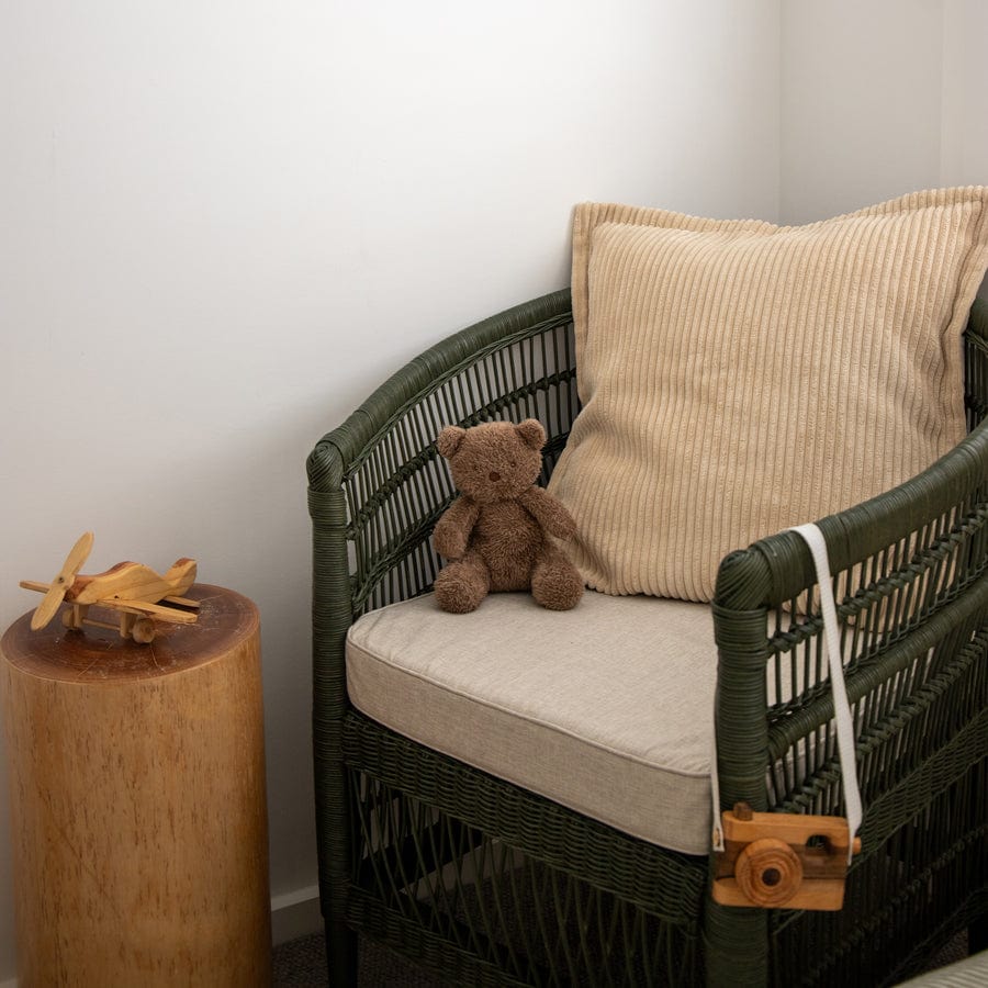 Malawi Style Club Chair Green By Black Mango Interiors