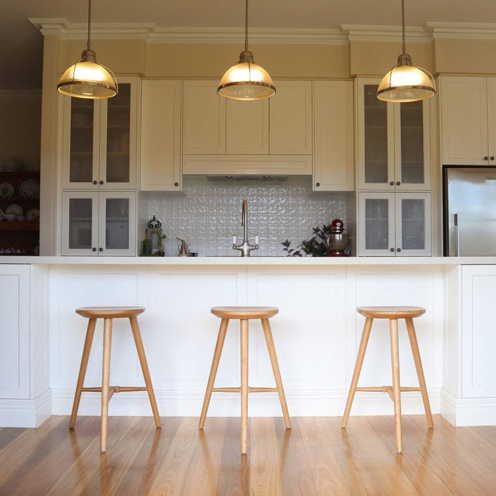Oslo Oak Counter Stool By Black Mango Interiors