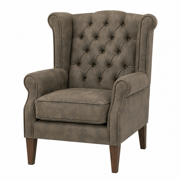 Royale Wingback Arm Chair Brunswick By Black Mango Interiors