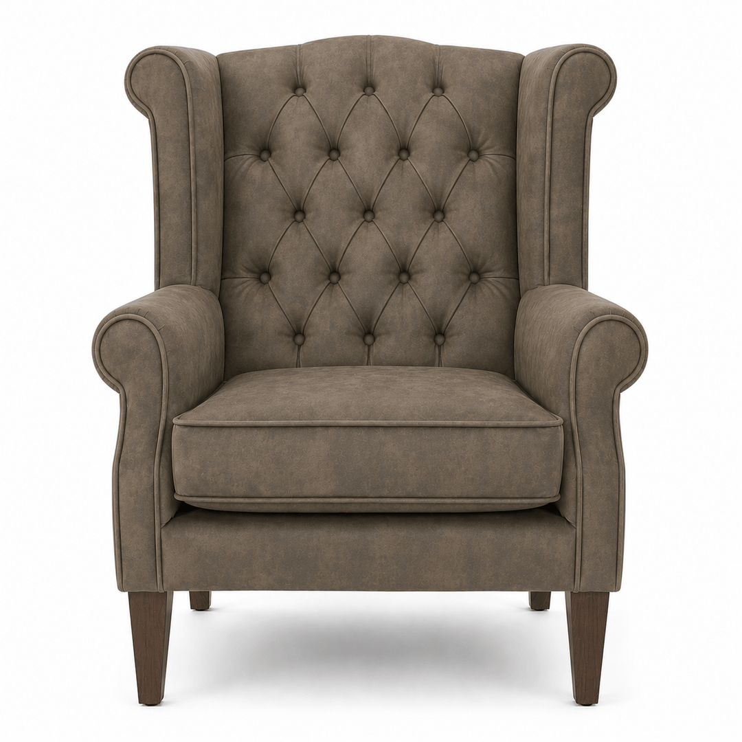 Royale Wingback Arm Chair Brunswick By Black Mango Interiors