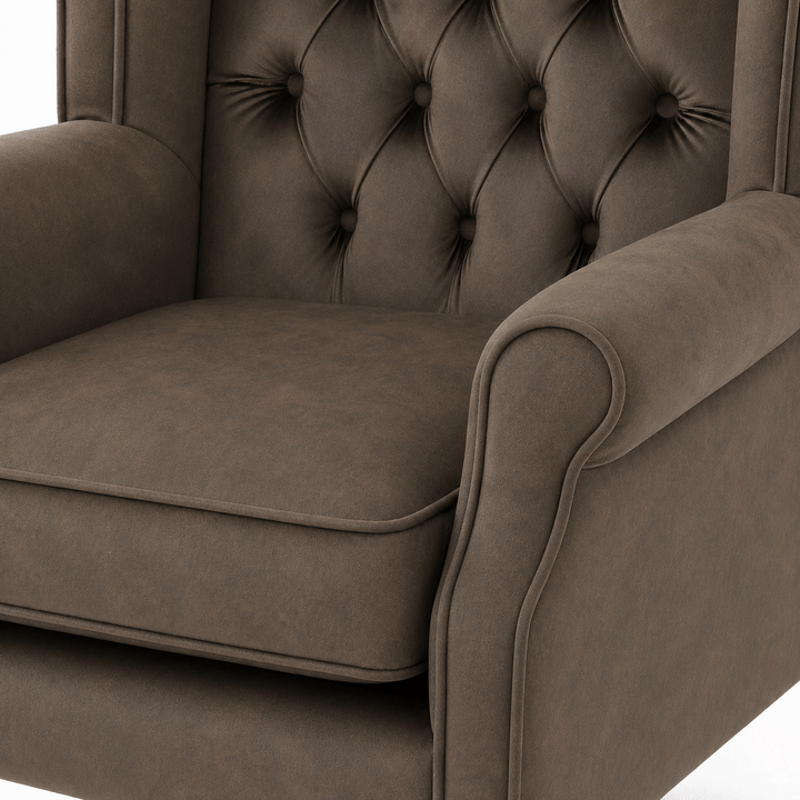 Royale Wingback Arm Chair Brunswick By Black Mango Interiors