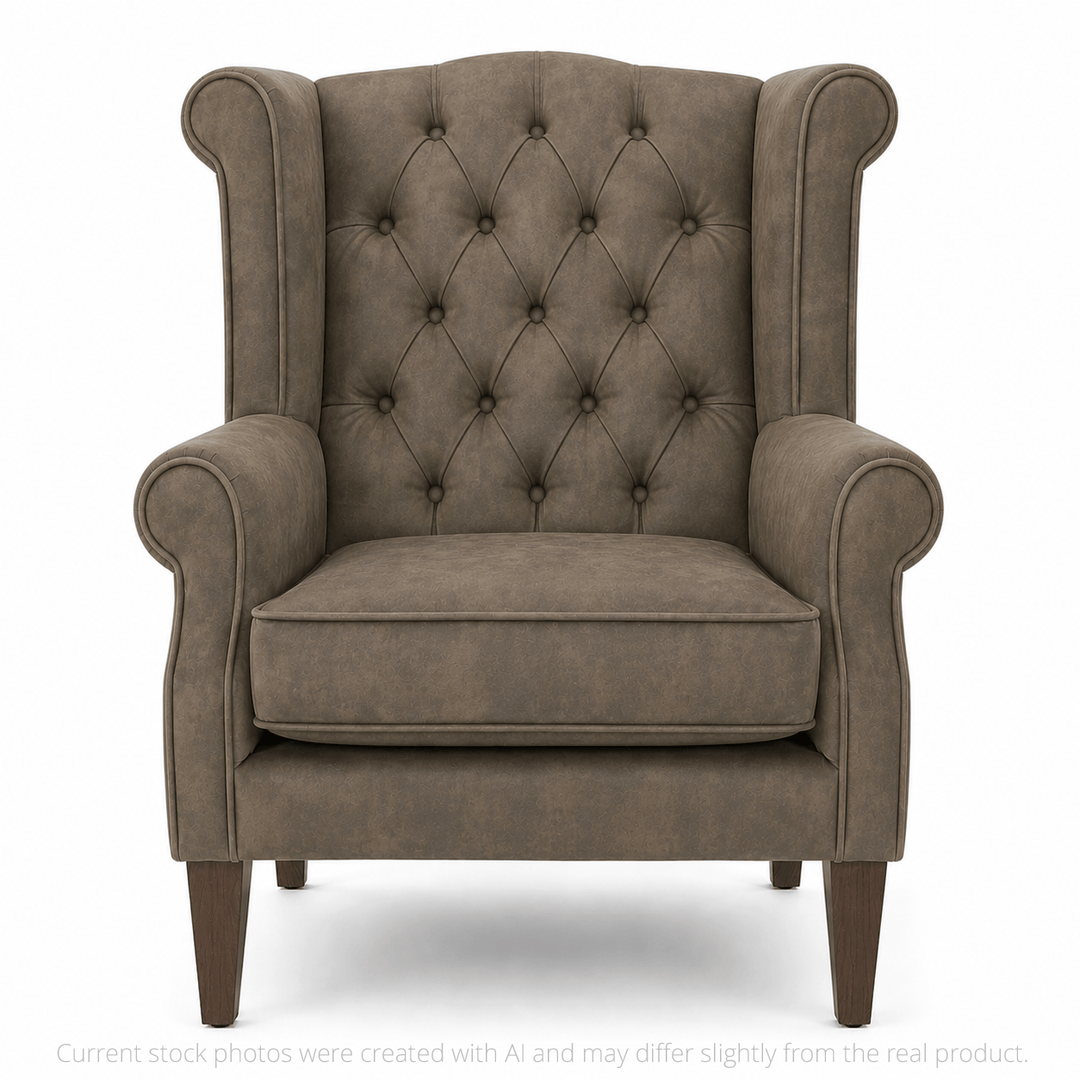 Royale Wingback Arm Chair Brunswick By Black Mango Interiors
