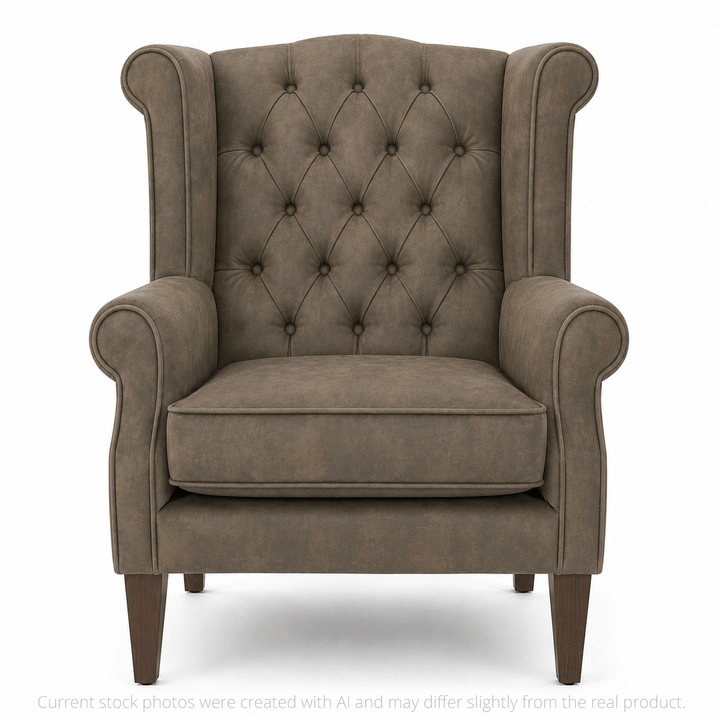 Royale Wingback Arm Chair Brunswick By Black Mango Interiors