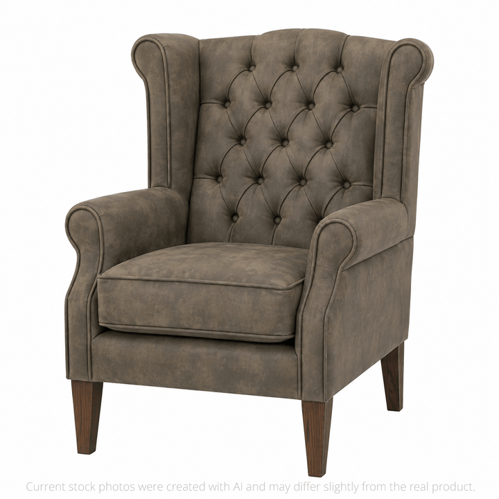 Royale Wingback Arm Chair Brunswick By Black Mango Interiors