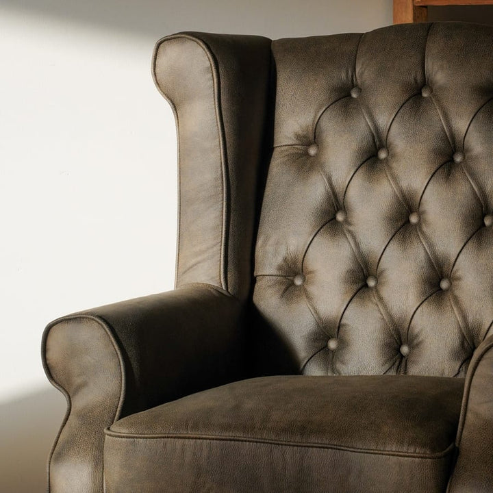 Royale Wingback Arm Chair Brunswick By Black Mango Interiors