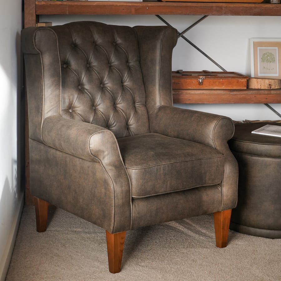 Royale Wingback Arm Chair Brunswick By Black Mango Interiors