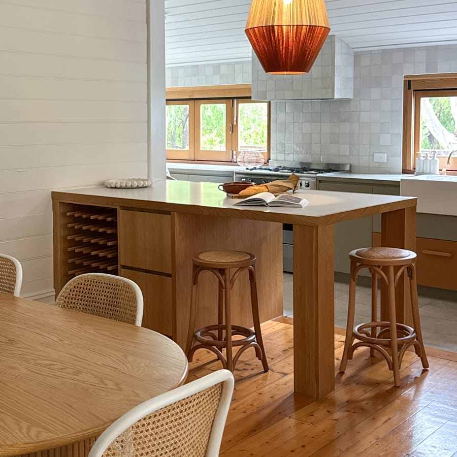 Salsa 2.0 Rattan & Bentwood Counter Stool Natural By Black Mango Interiors