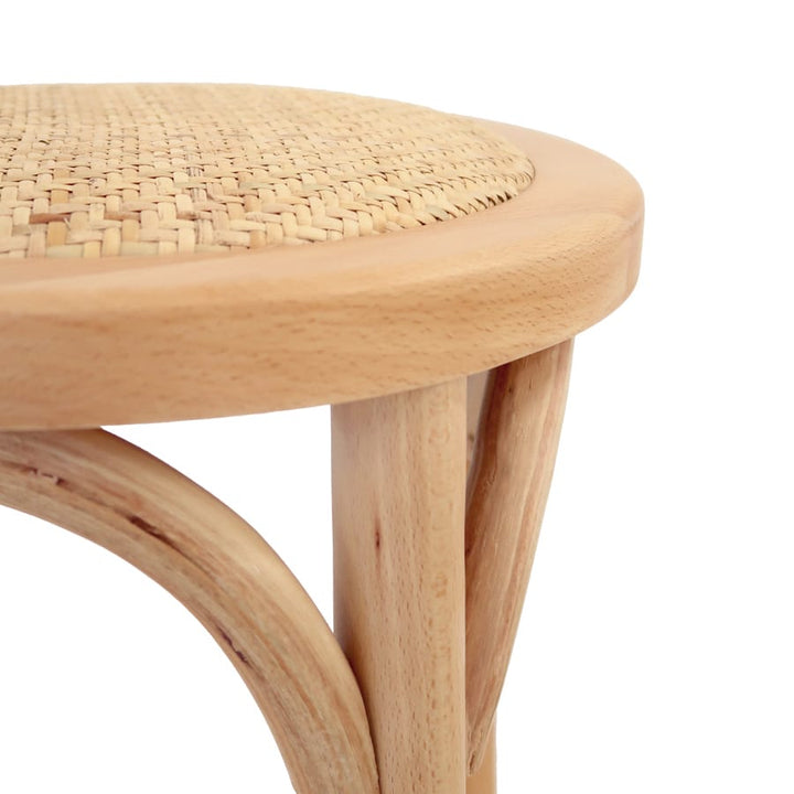 Salsa 2.0 Rattan &amp; Bentwood Counter Stool Natural | Light Tone By Black Mango Interiors