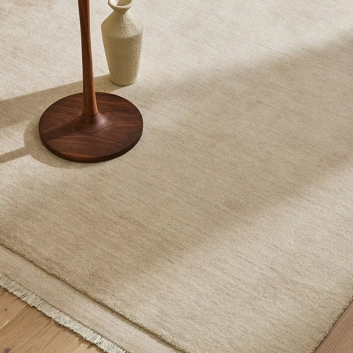 Silvio Woolen Rug Ecru By Black Mango Interiors