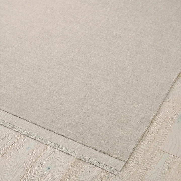 Silvio Woolen Rug Ecru By Black Mango Interiors