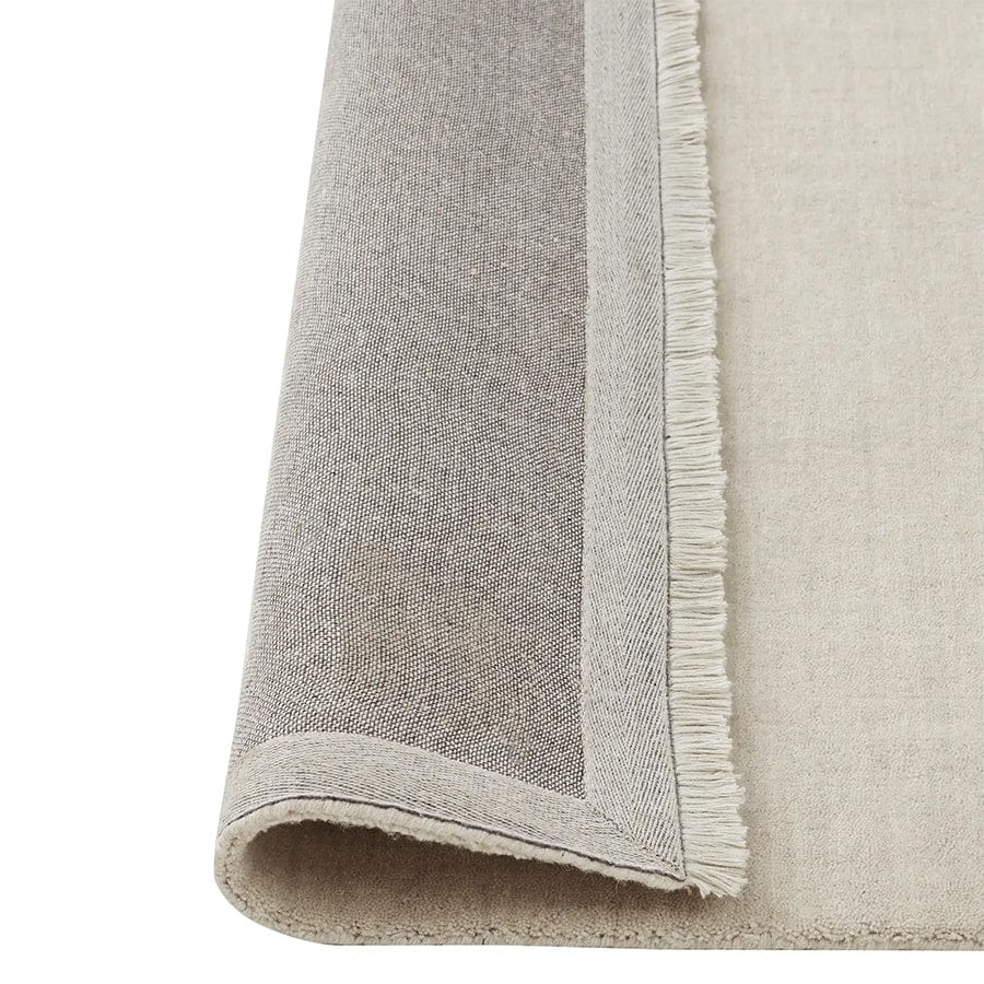 Silvio Woolen Rug Ecru By Black Mango Interiors