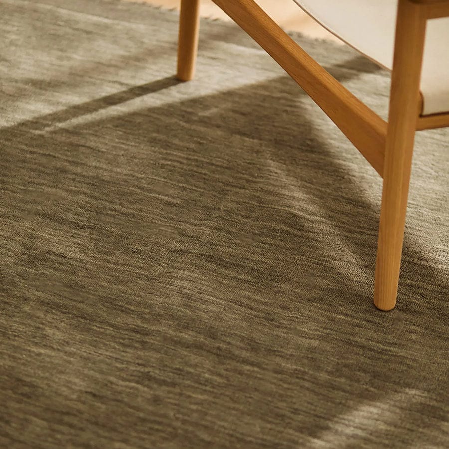 Silvio Woolen Rug Flint By Black Mango Interiors