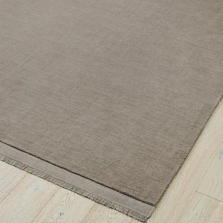 Silvio Woolen Rug Flint By Black Mango Interiors