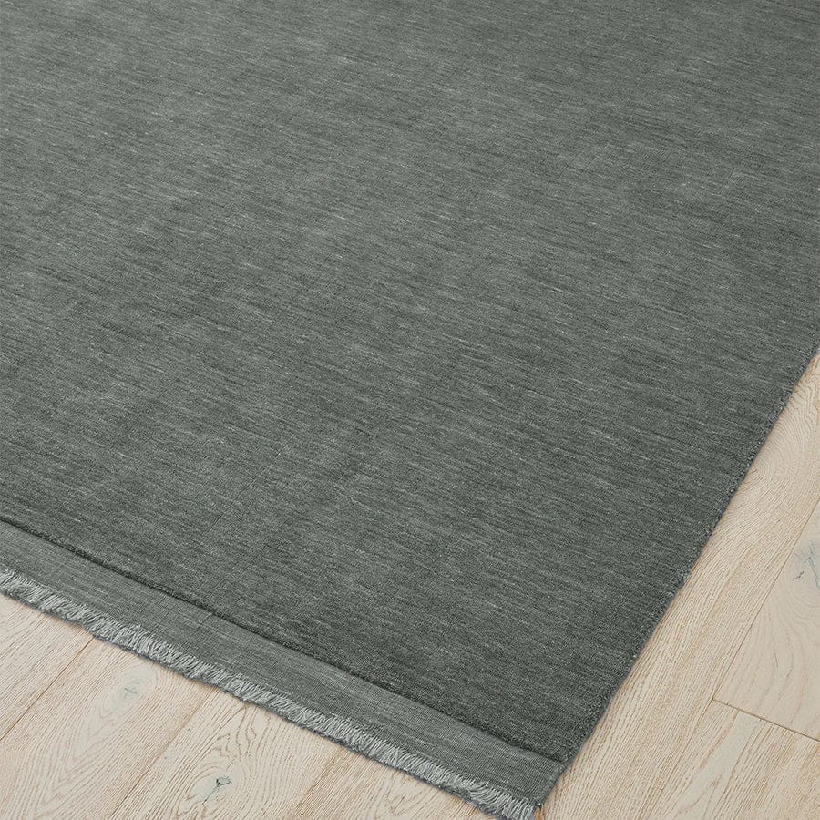 Silvio Woolen Rug Fog By Black Mango Interiors
