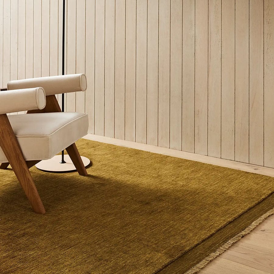 Silvio Woolen Rug Oakmoss By Black Mango Interiors