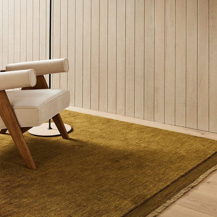 Silvio Woolen Rug Oakmoss By Black Mango Interiors