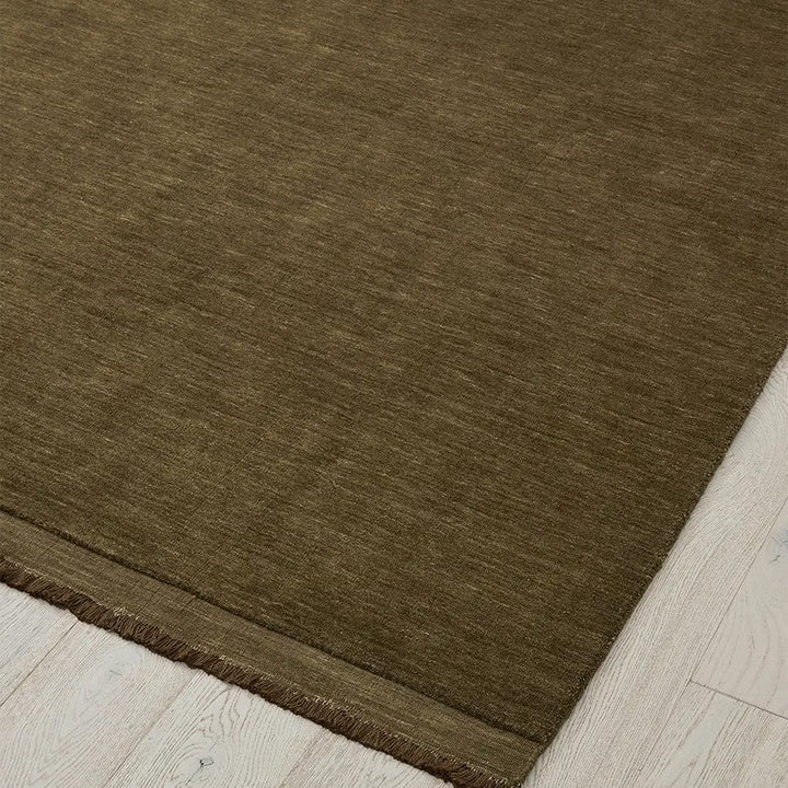 Silvio Woolen Rug Oakmoss By Black Mango Interiors