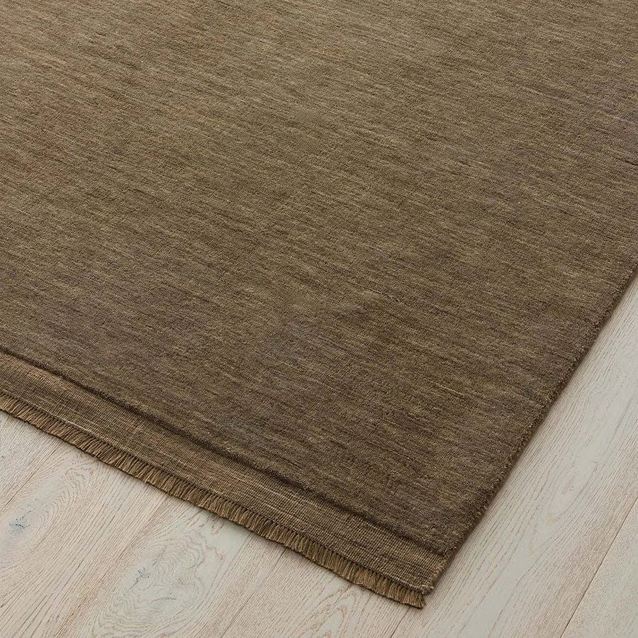 Silvio Woolen Rug Walnut By Black Mango Interiors