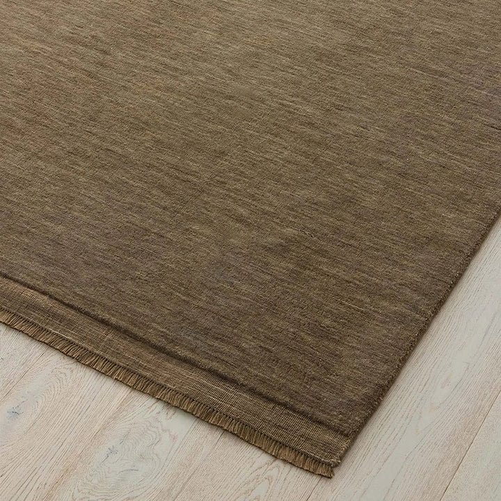 Silvio Woolen Rug Walnut By Black Mango Interiors