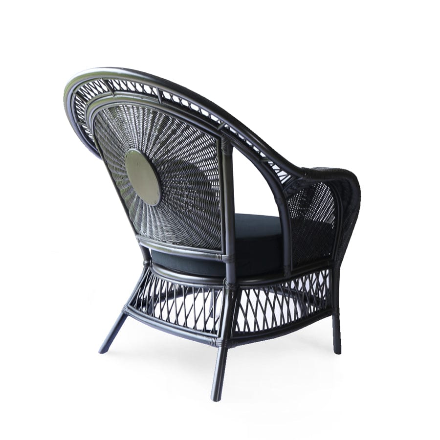 Southern Rattan Lounge Chair Black By Black Mango
