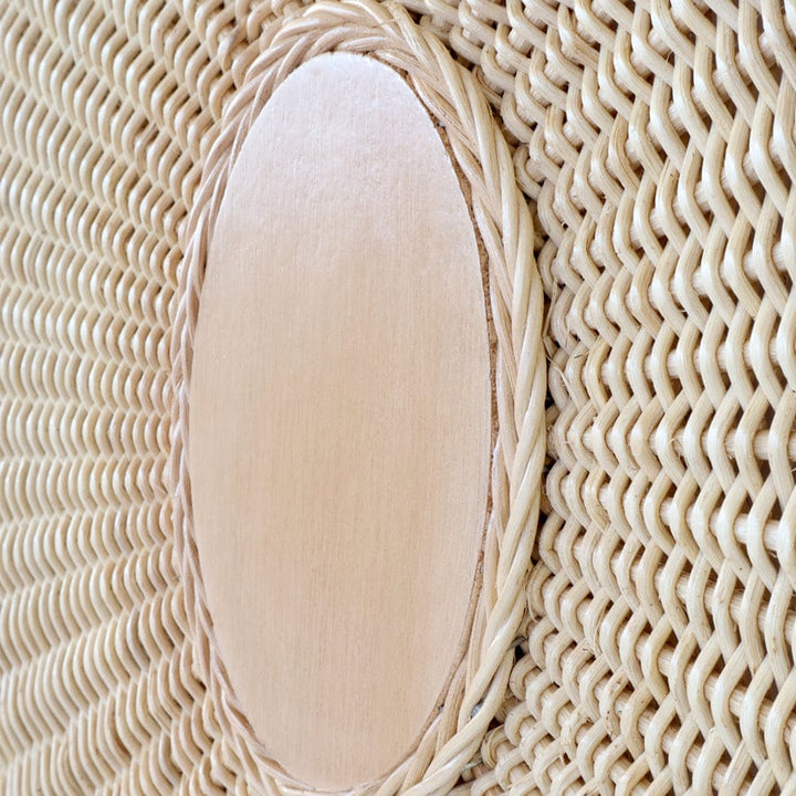Southern Rattan & Wicker Bedhead Double Size Natural By Black Mango