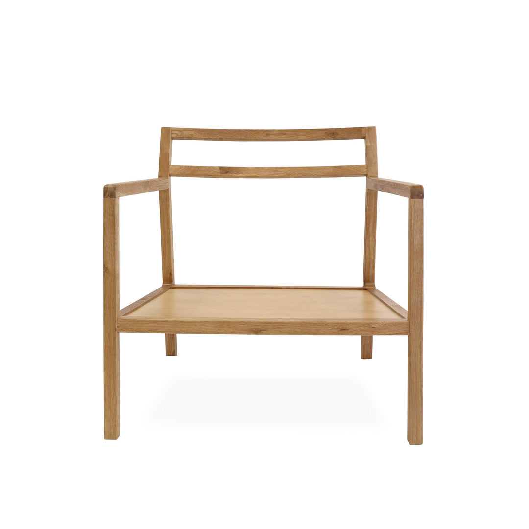 Stanford Oak Arm Chair Olive By Black Mango Interiors