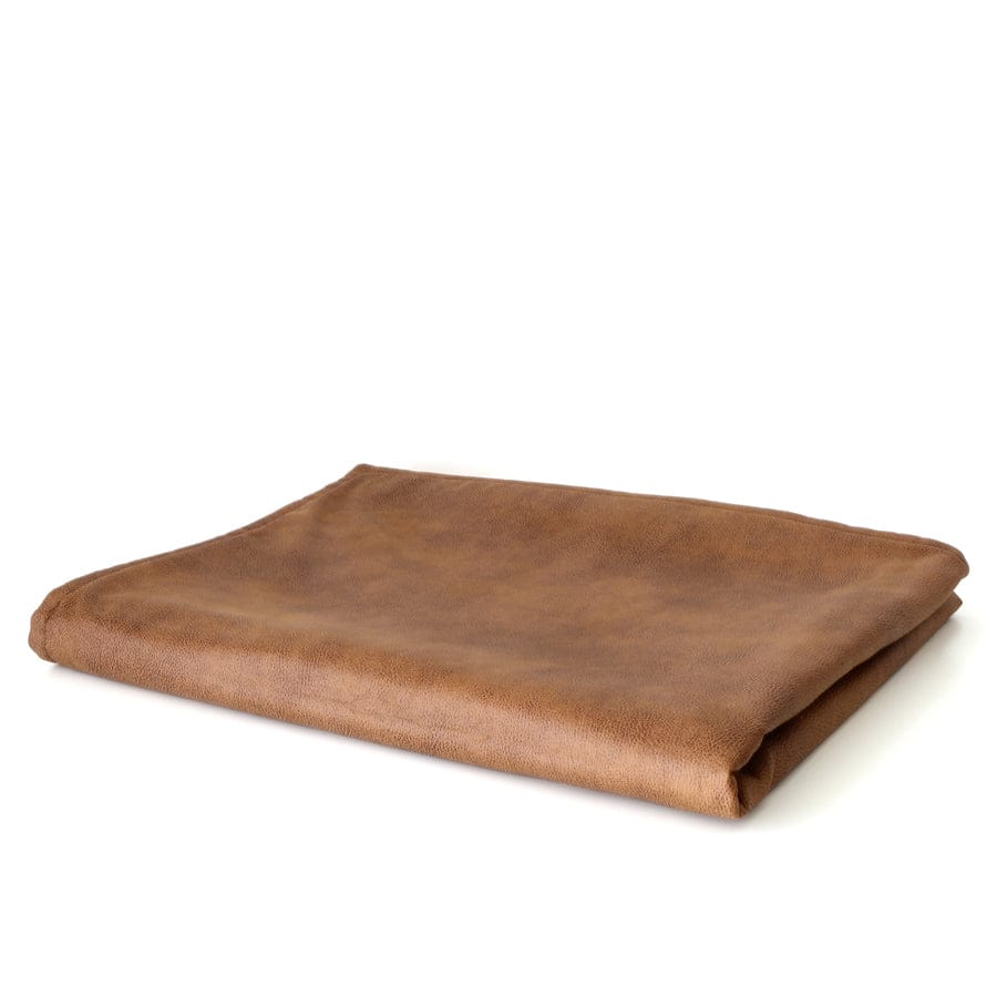 Tan The Cloud 3 Seater Sofa Leatherette Slipcover ONLY By Black Mango Interiors