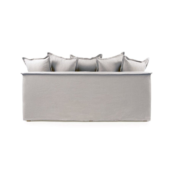 The Cloud 2 Seater Sofa with Cloudy Grey Slipcover By Black Mango
