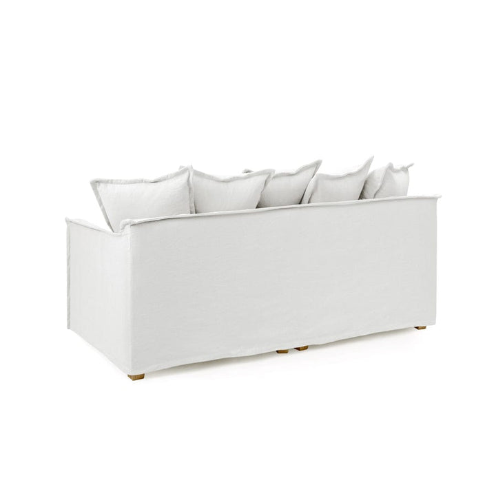 The Cloud 2 Seater Sofa with White Slipcover By Black Mango