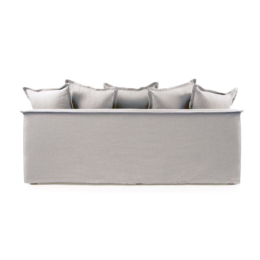 The Cloud 3 Seater Sofa with Cloudy Grey Slipcover By Black Mango