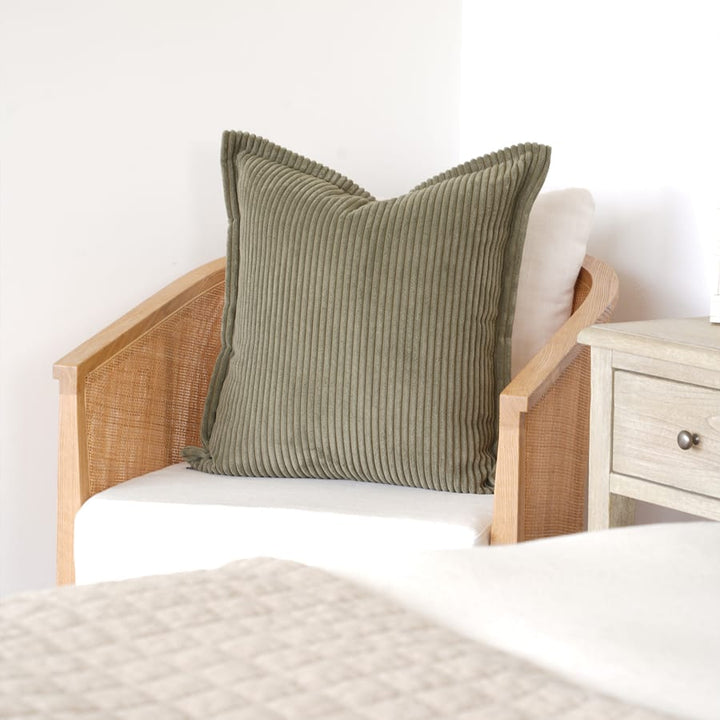 The Cloud Cushion Cover Eucalyptus | Set of 2 By Black Mango Interiors