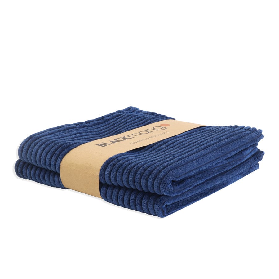The Cloud Cushion Cover Navy | Set of 2 By Black Mango