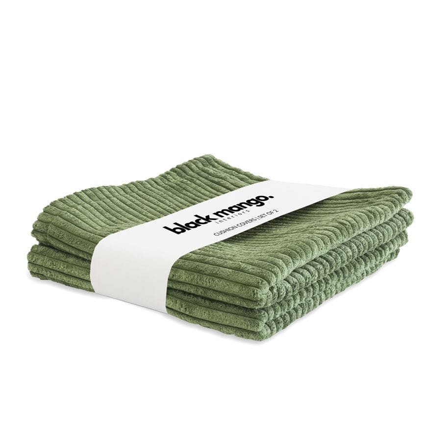 The Cloud Cushion Cover Sage | Set of 2 By Black Mango Interiors