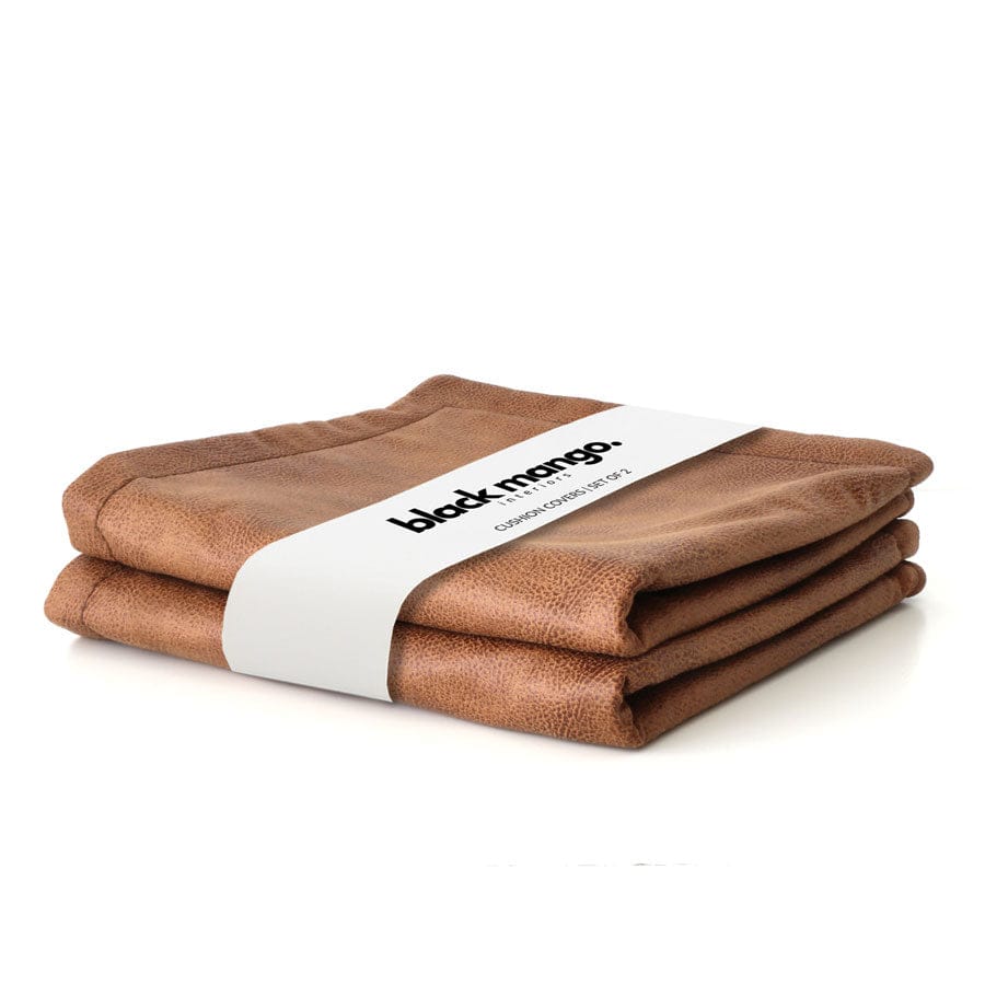 The Cloud Cushion Cover Tan | Set of 2 By Black Mango Interiors