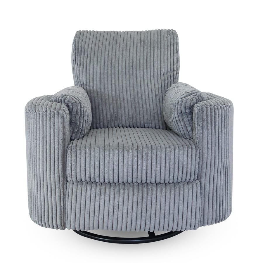 The Hug Swivel Recliner Chair Grey