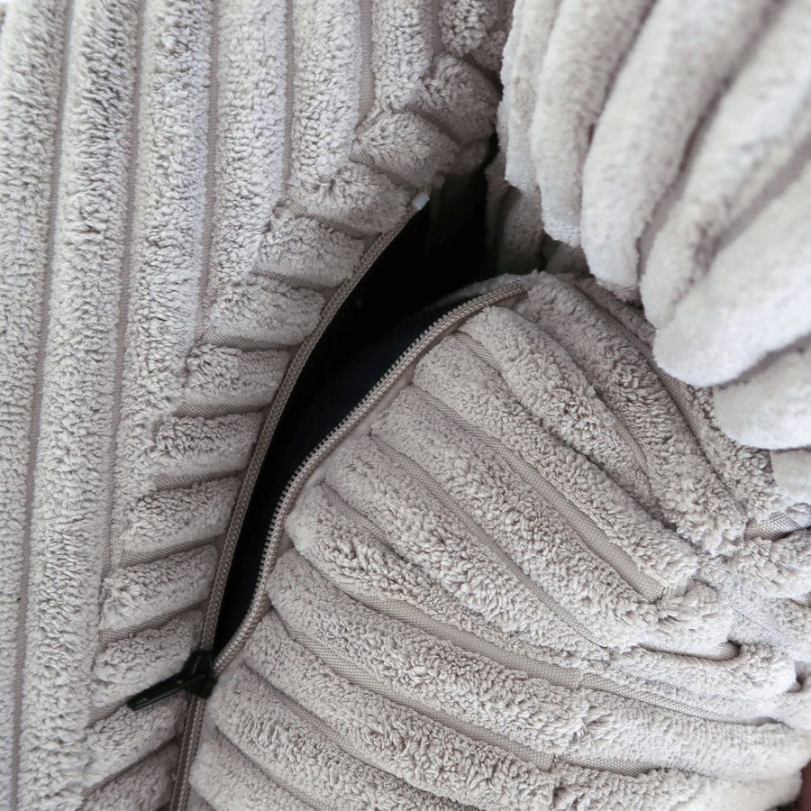 The Hug Swivel Recliner Chair Light Grey By Black Mango Interiors