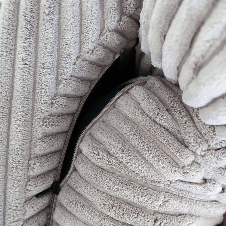 The Hug Swivel Recliner Chair Light Grey By Black Mango Interiors