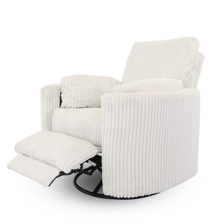 The Hug Swivel Recliner Chair Off White By Black Mango
