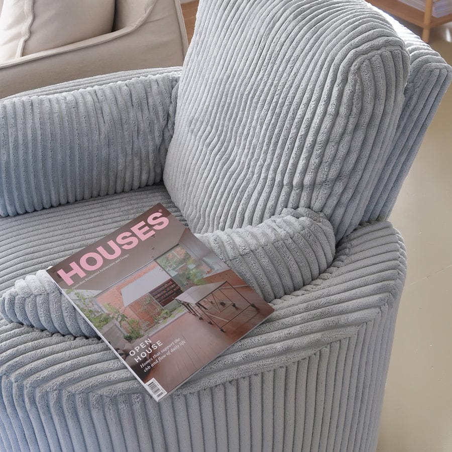 The Hug Swivel Recliner Chair Sea By Black Mango Interiors