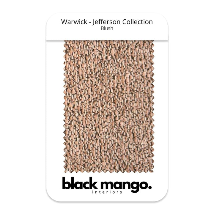 Warwick - Blush (Hadley Range) Swatches By Black Mango Interiors