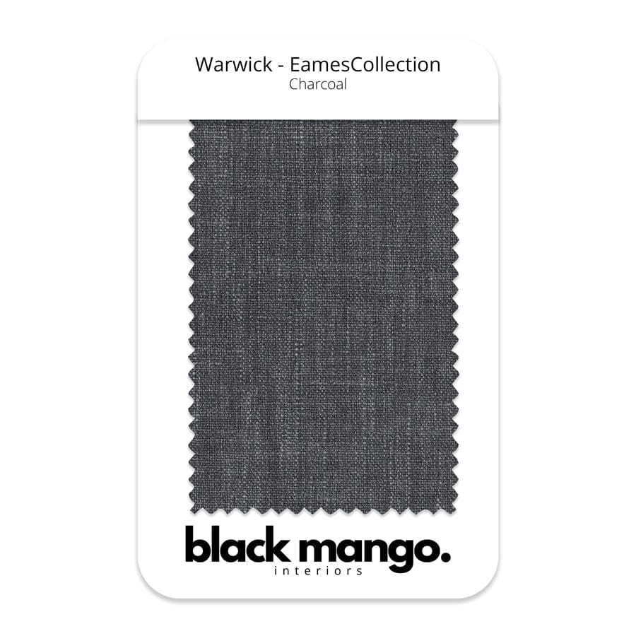 Warwick - Charcoal (Juno Bedheads) Swatches By Black Mango Interiors