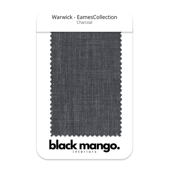 Warwick - Charcoal (Juno Bedheads) Swatches By Black Mango Interiors