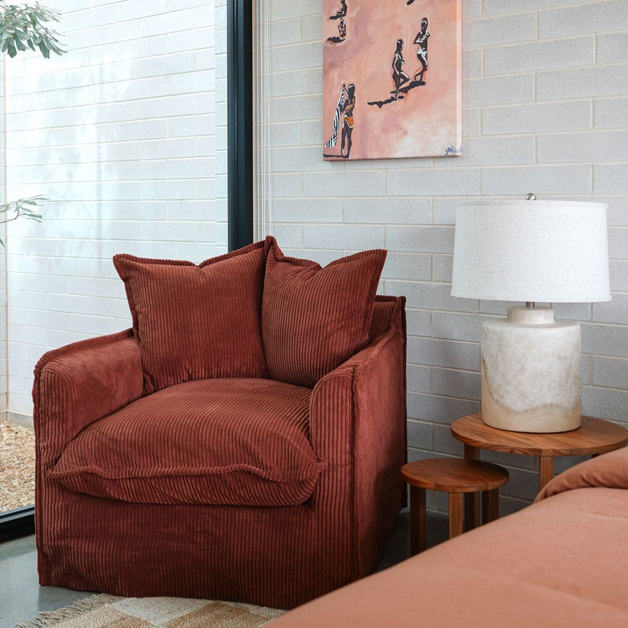 Willow Stone Ceramic Table Lamp By Black Mango Interiors
